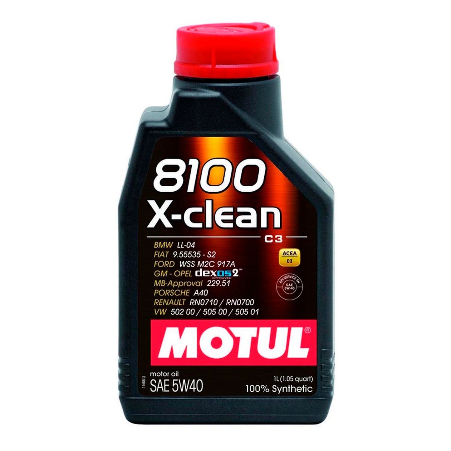 ACEITE AUTOMOVIL 8100 X-CLEAN GEN2 5W-40 12X1 L