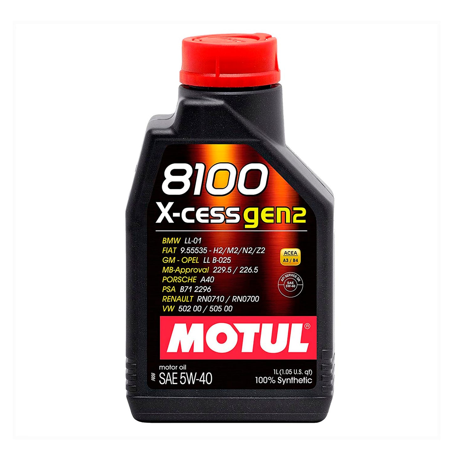 8100 X-CESS GEN2 5W-40 12X1L