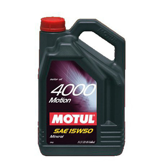 ACEITE AUTOMOVIL  4000 MOTION 15W50 4X5L