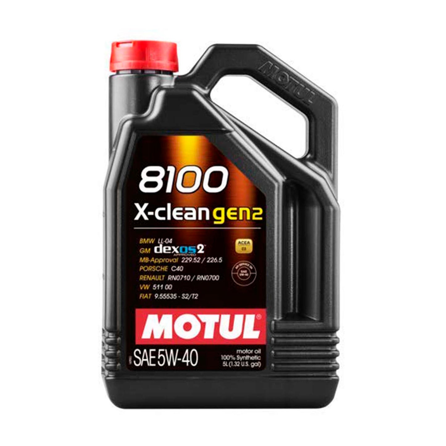 ACEITE AUTOMOVIL  8100 X-CLEAN GEN2 5W-40 4X5 L