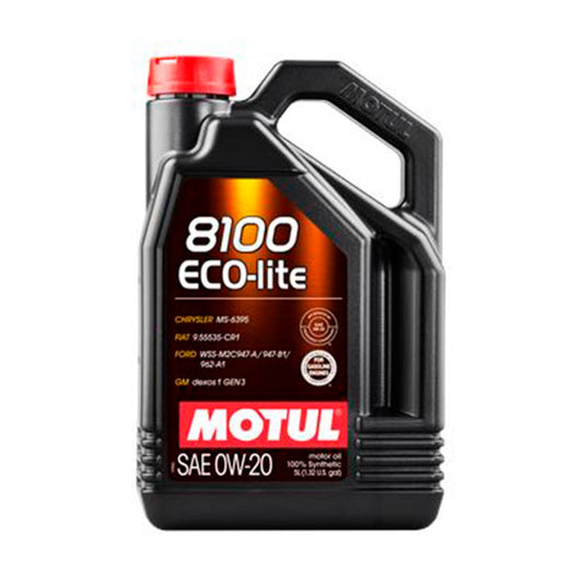 ACEITE AUTOMOVIL 8100 ECO-LITE 0W20 4X5L